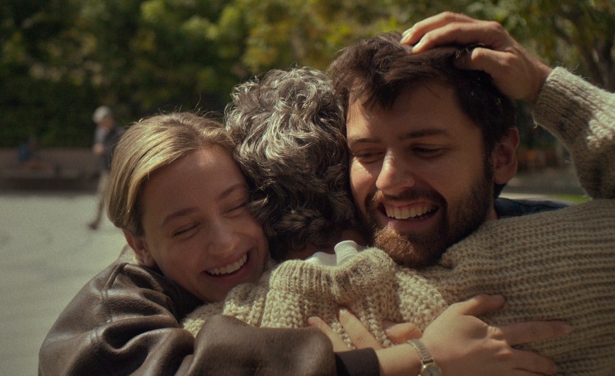 Lili Reinhart, Mark Ruffalo und Cooper Raiff in "Hal & Harper" von Cooper Raiff.