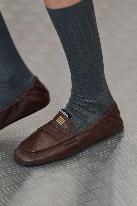 Miu Miu braune Loafer