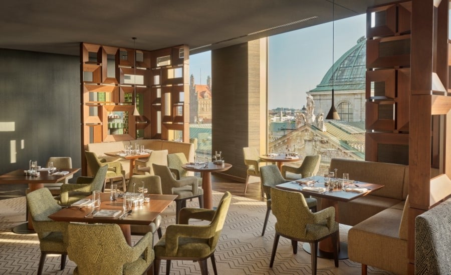 Das Restaurant "Greta Oto" im Hotel Königshof.