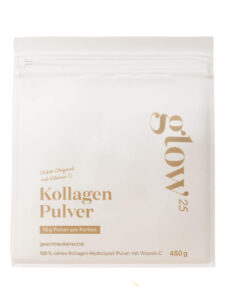 Kollagen-Supplements gibt es als Pulverform in Sachets.