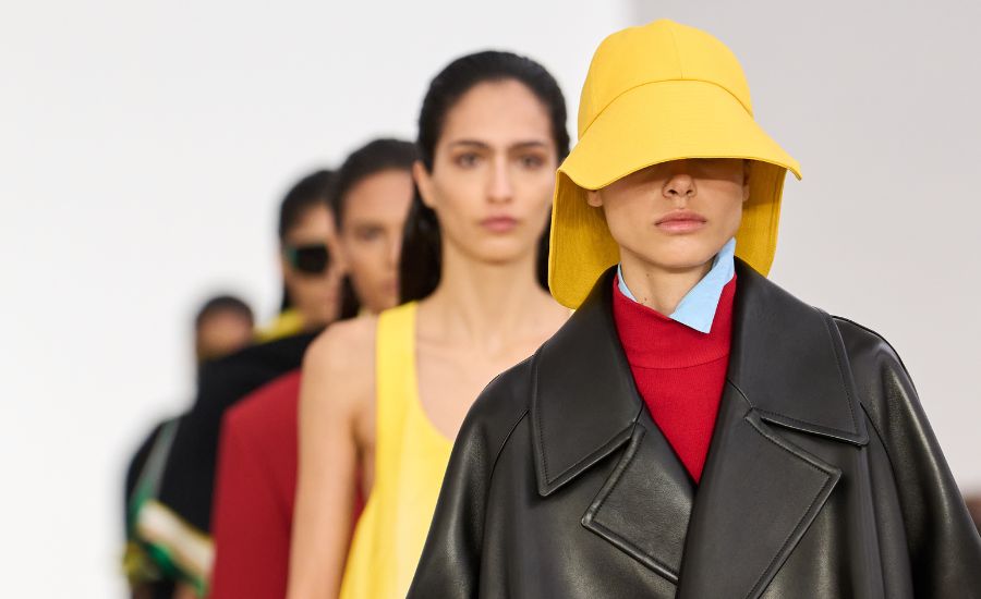 Diese Farbtrends dominieren unseren Kleiderschrank 2026. Foto: launchmetrics.com/Spotlight (Loewe, Frühjahr/Sommer 2026)