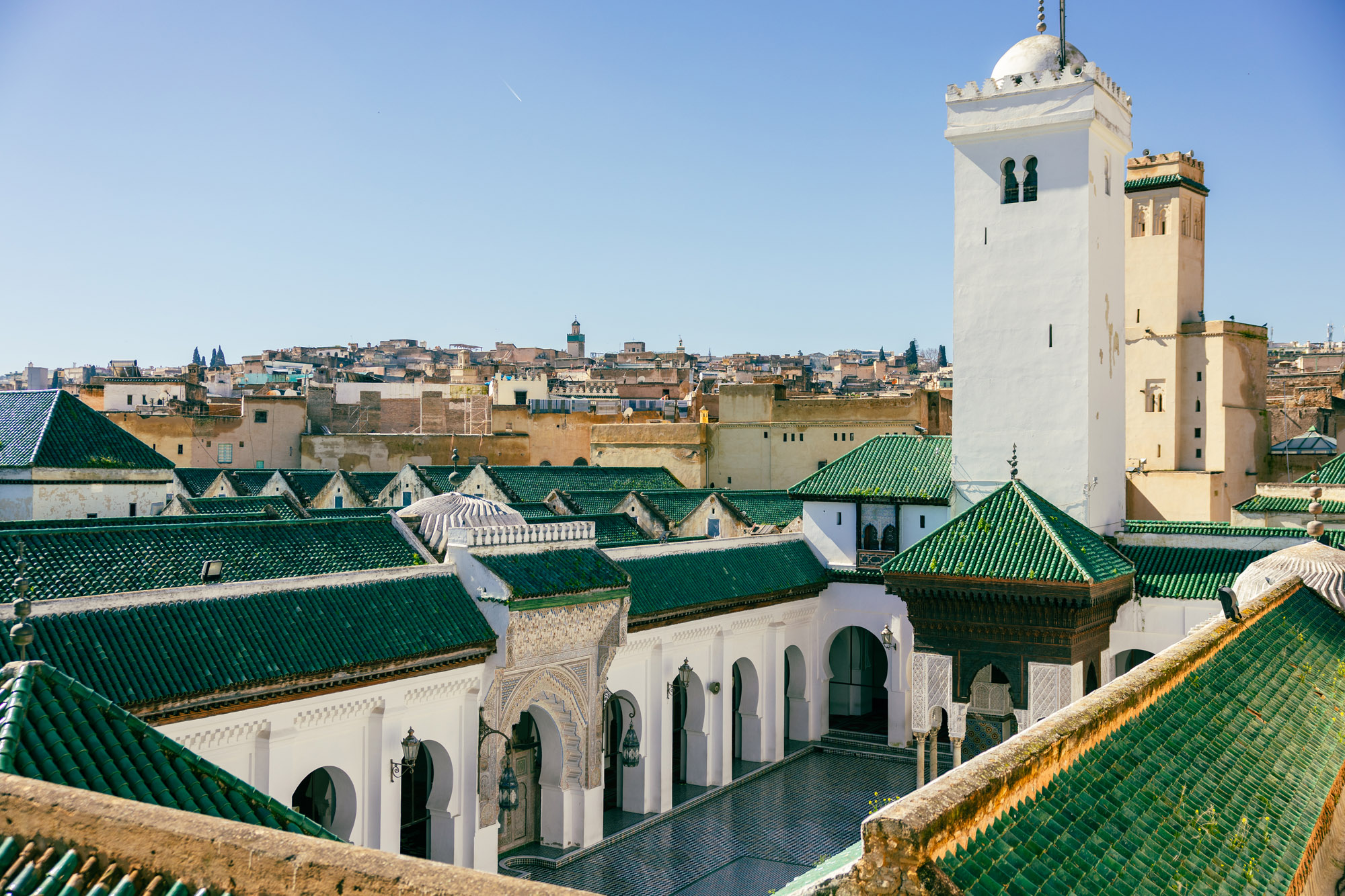 Blick auf die Altstadt von Fès