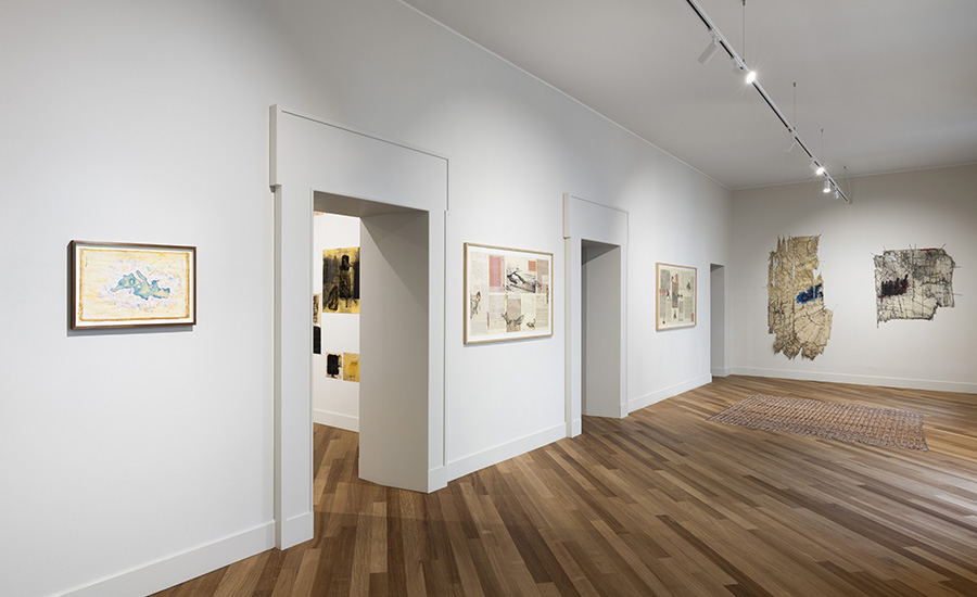 Installation view of ‘Shifting Crossroads. Beirut Contemporary’. Courtesy Saikalis Bay Foundation. Foto: Andrea Rossetti