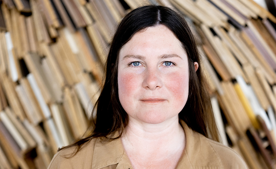 Portrait der Künstlerin Kristina Schuldt.