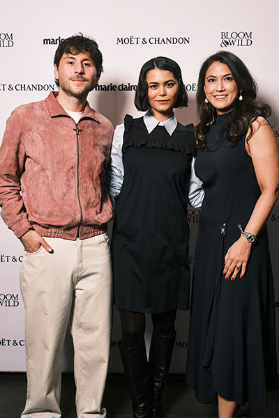 Philipp Niedbala (Louis Vuitton), Tomomi Themann, Viktoria Koch (La Prairie)