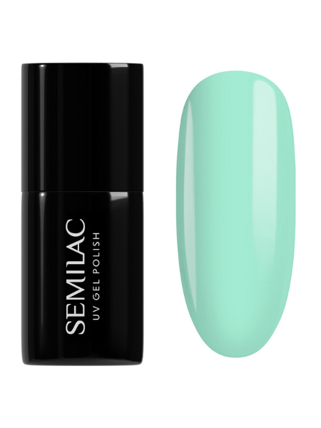 Pastellnägel mit Semilac in Mintgrün geben einen Wow-Faktor.