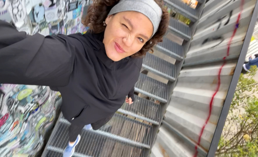 Joy Unverdruß beim Lauftraining