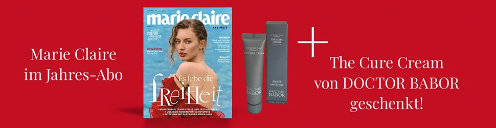 Marie Claire Jahres-Abo + The Cure Cream von Doctor Babor geschenkt