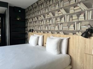 Das Doppelbett / Foto: eigene Aufnahme