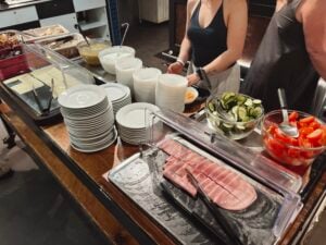 Das Frühstücksbuffet / Foto: eigene Aufnahme