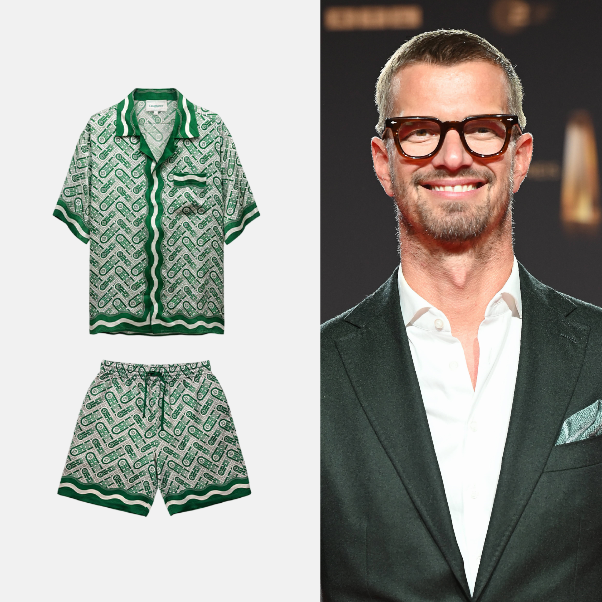 Joko Winterscheidt spendet Look von Casablanca