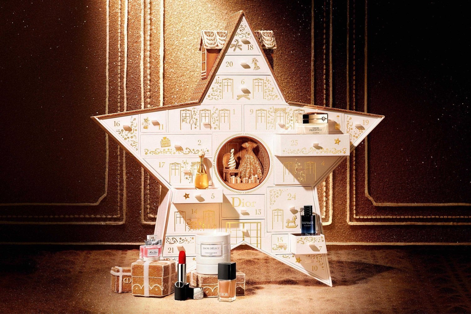 Beauty-Adventskalender 2026 von Dior: der Kalender in Gestalt des Dior-Sterns