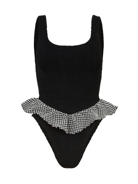 Denise Duo-Frill Badeanzug von Hunza G