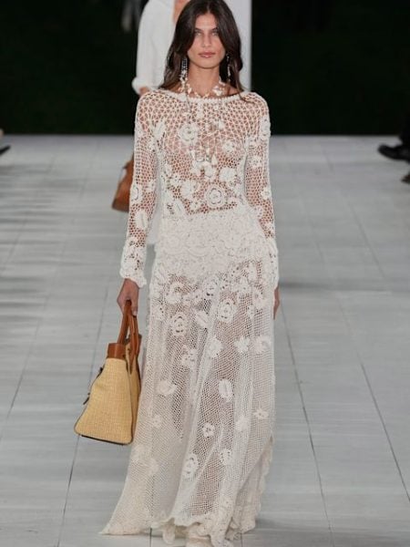 Ralph Lauren: Kleid aus Spitze