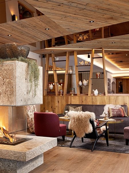 Feuerlounge. Foto: Alpin Spa Hotel Tuxerhof