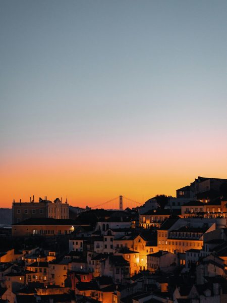 Sonnenuntergang in Lissabon
